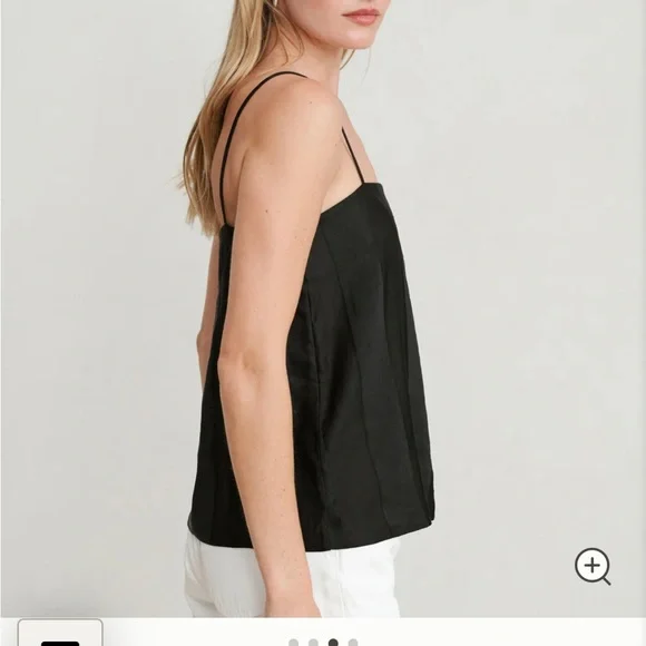 JENNI KAYNE Margot Cami in black size XS NWT - Picture 2 of 10